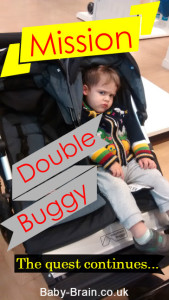 out and about double buggy newborn